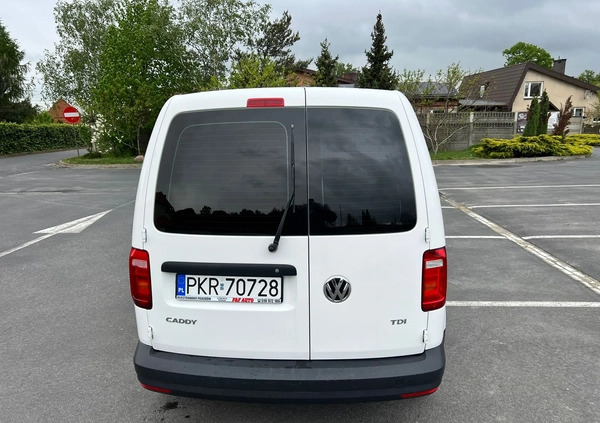 Volkswagen Caddy cena 42100 przebieg: 232400, rok produkcji 2017 z Krotoszyn małe 352